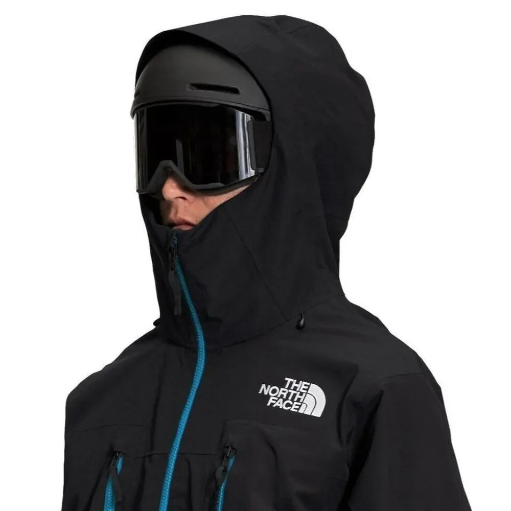 The North Face Dragline Ski Snowboard Jacket‎ Mens XL Black Waterproof Hooded